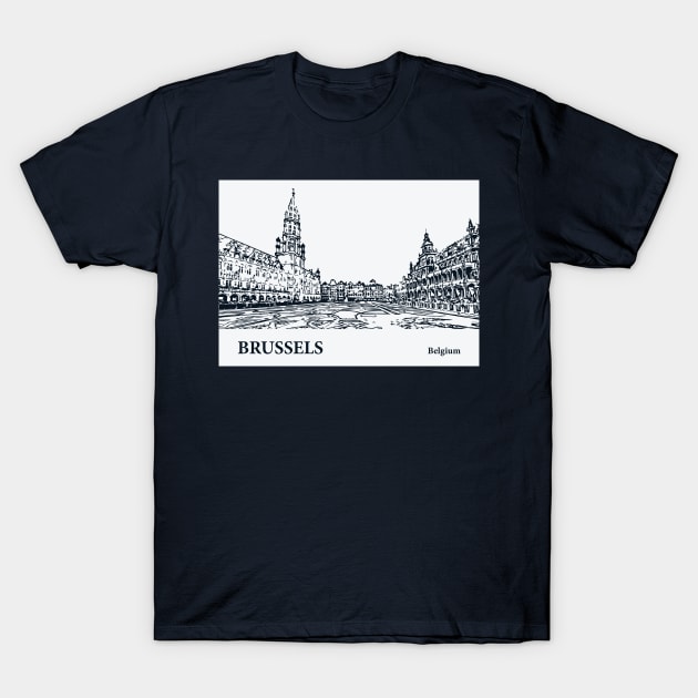 Brussels - Belgium T-Shirt by Lakeric